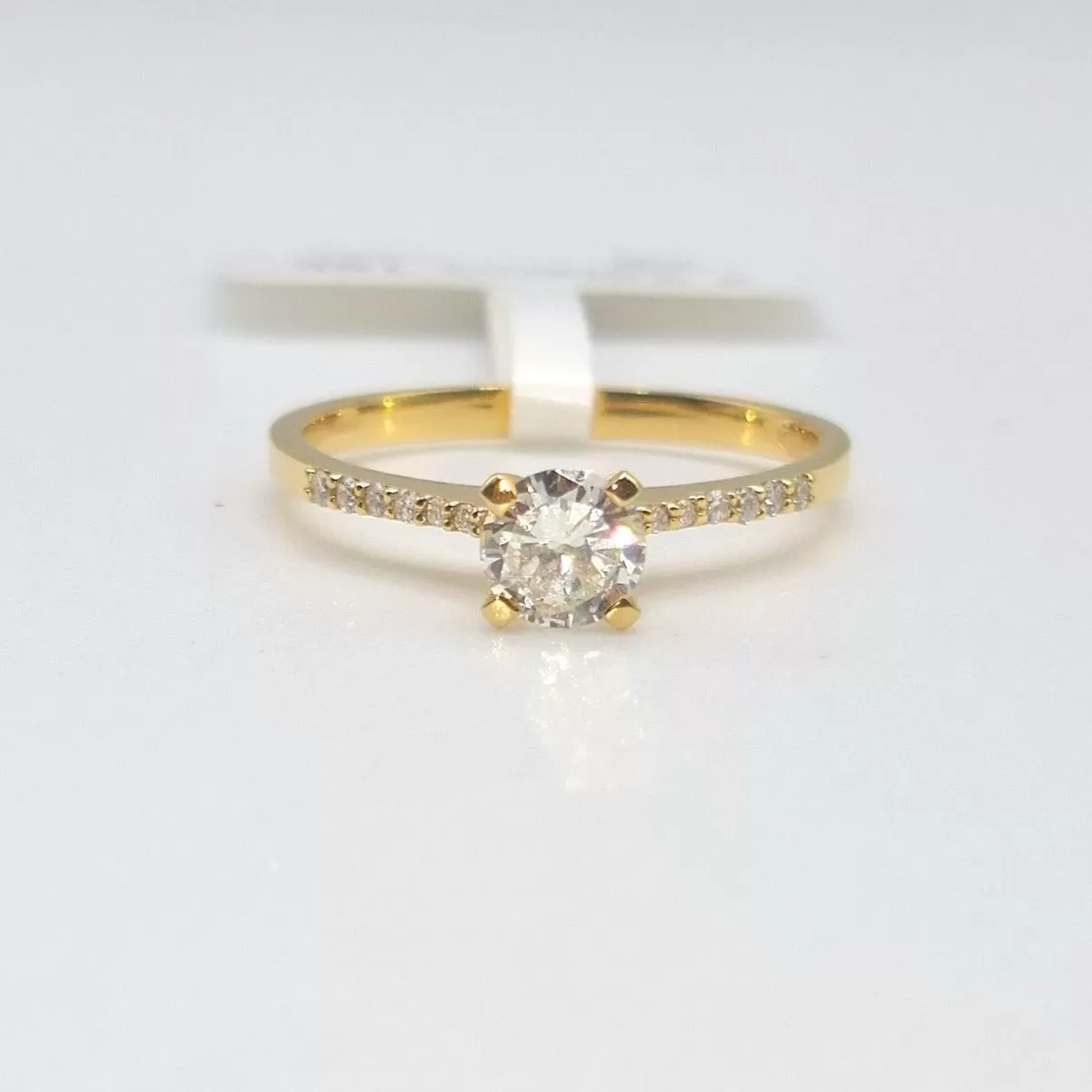 .50ctw Diamond Engagement Ring 18K Yellow Gold