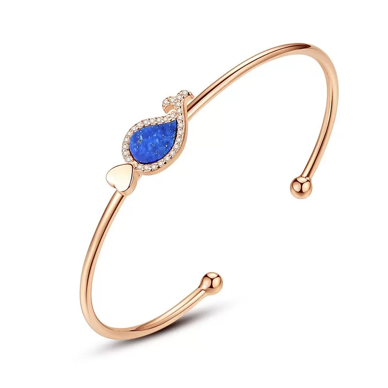 925 Sterling Silver Blue Evil Eye & Other Cute Styles, Luxurious Zircon Bracelet