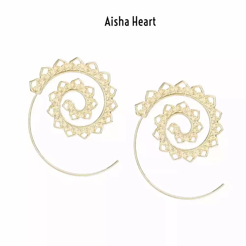 Aisha Swirl Earrings -  LAST CHANCE / FINAL SALE