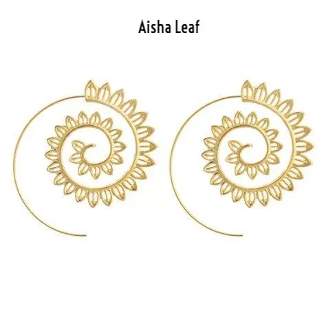 Aisha Swirl Earrings -  LAST CHANCE / FINAL SALE