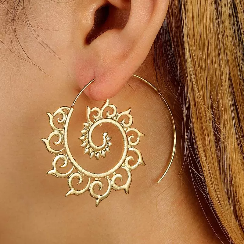 Aisha Swirl Earrings -  LAST CHANCE / FINAL SALE