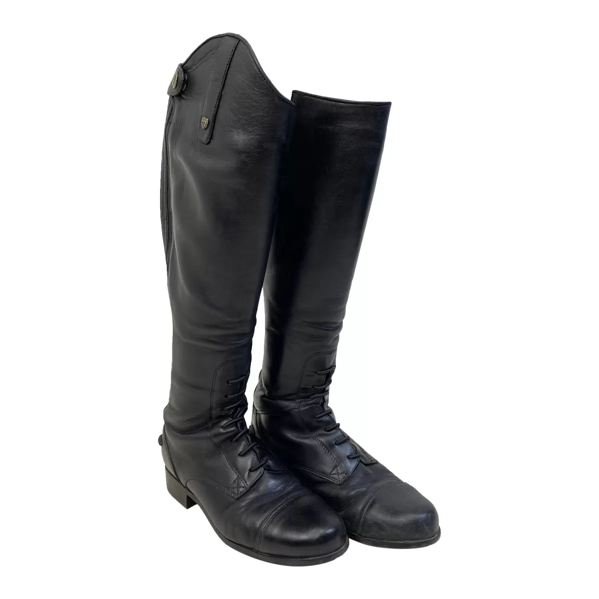 Ariat 'Heritage Contour II' Field Boots in Black - Children's 4 Med/Reg