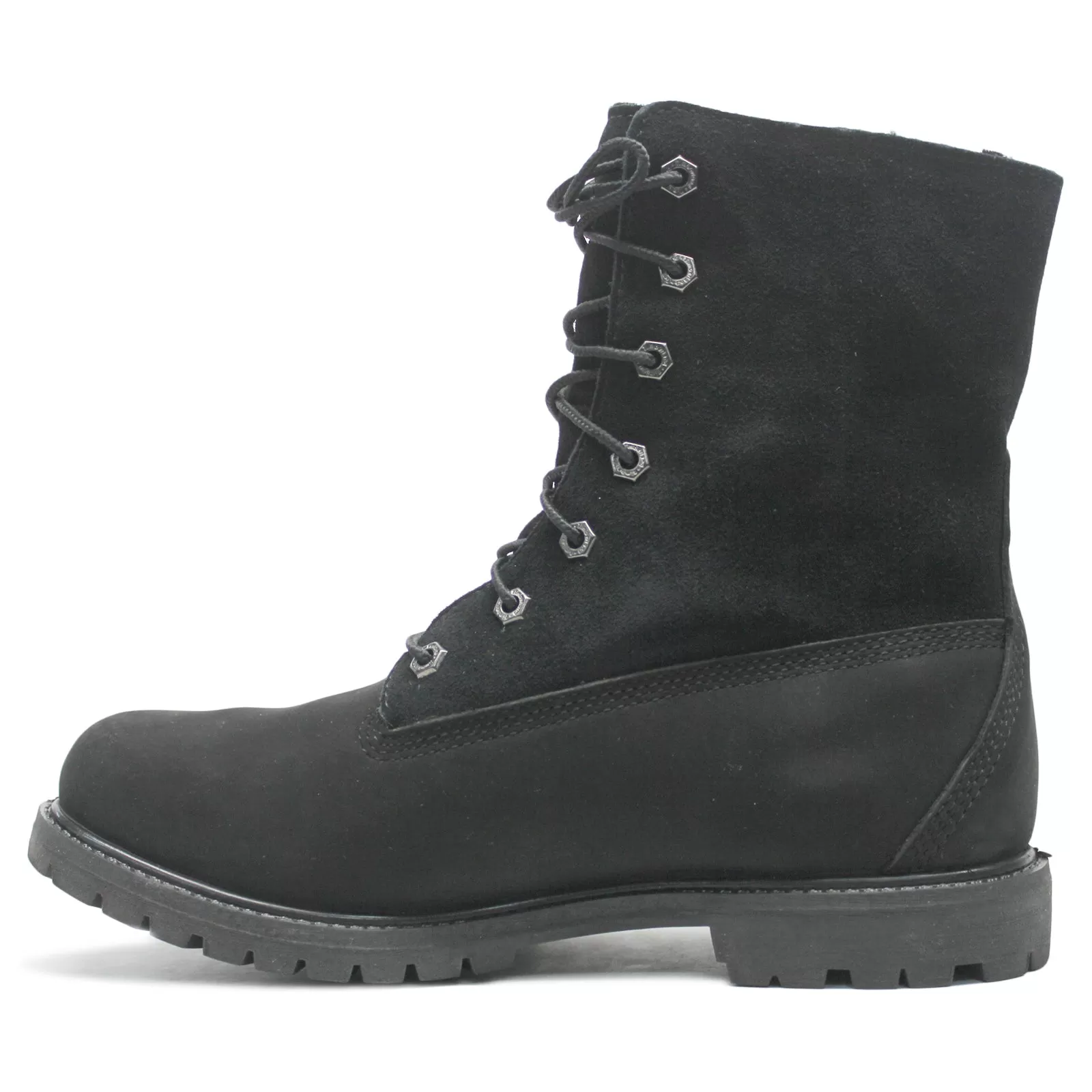 Authentics 6 Inch Teddy Fleece Womens Combat Boots