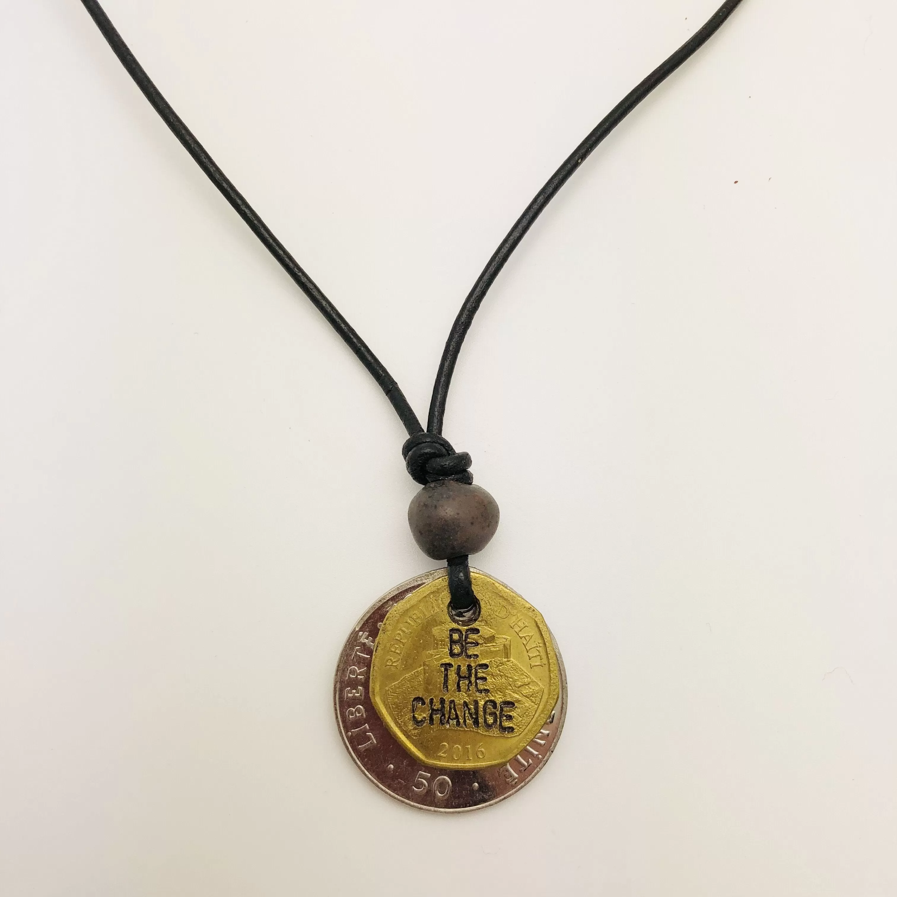 Be the Change Cord Necklace