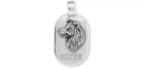 Border Collie Pendant Jewelry Sterling Silver Handmade Dog Pendant BDC6-DT