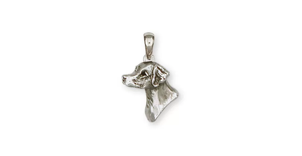 Brittany Dog Pendant Handmade Sterling Silver Dog Jewelry BS2-P