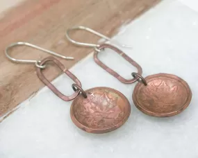 Canada World Coin Earrings