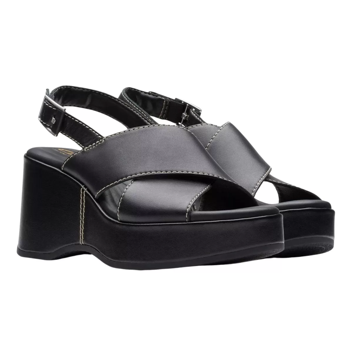 Clarks Women's Manon Wish Black Leather