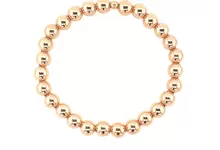 Classic Ball Gold Bead Bracelets (Stretchy)