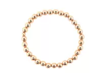 Classic Ball Gold Bead Bracelets (Stretchy)