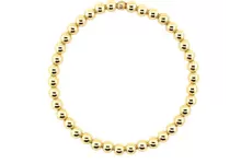 Classic Ball Gold Bead Bracelets (Stretchy)