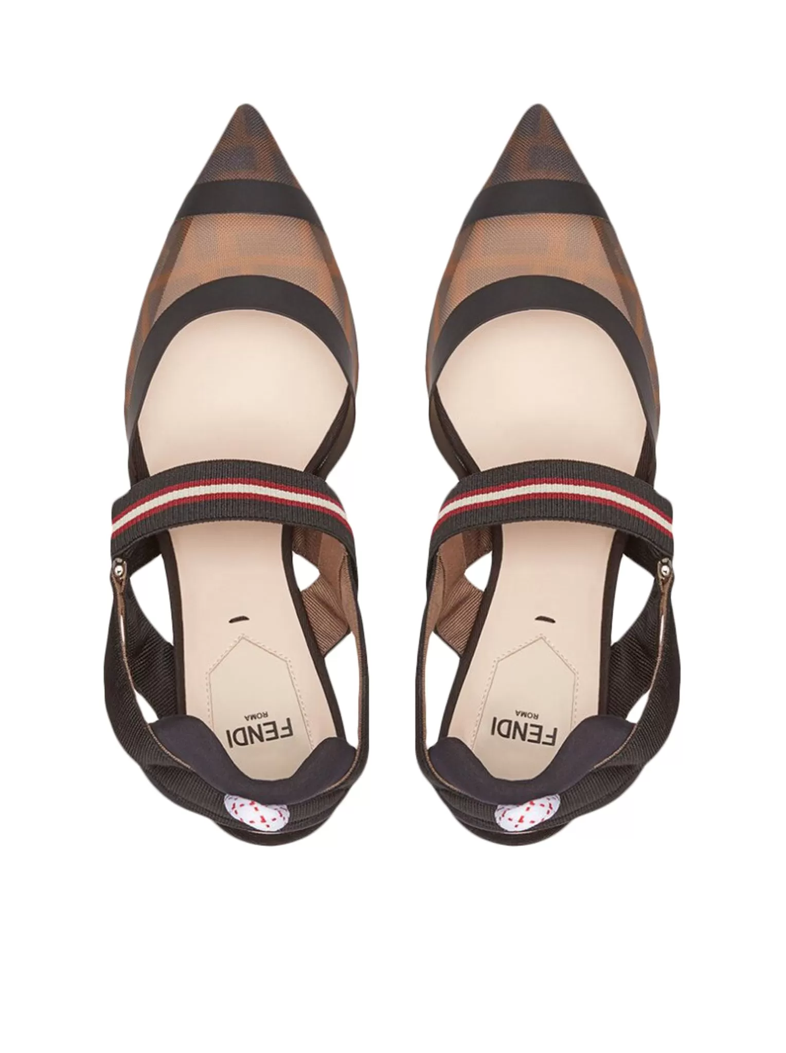 Colibrì FF motif slingback pumps