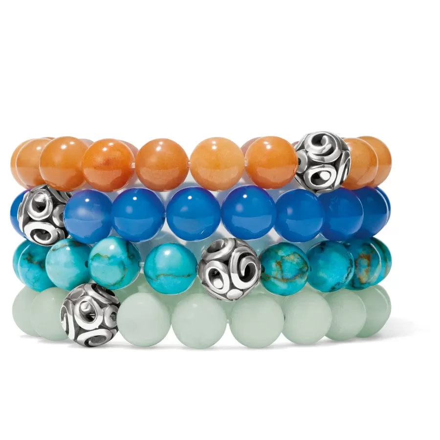 Contempo Chroma Turquoise Stretch Bracelet