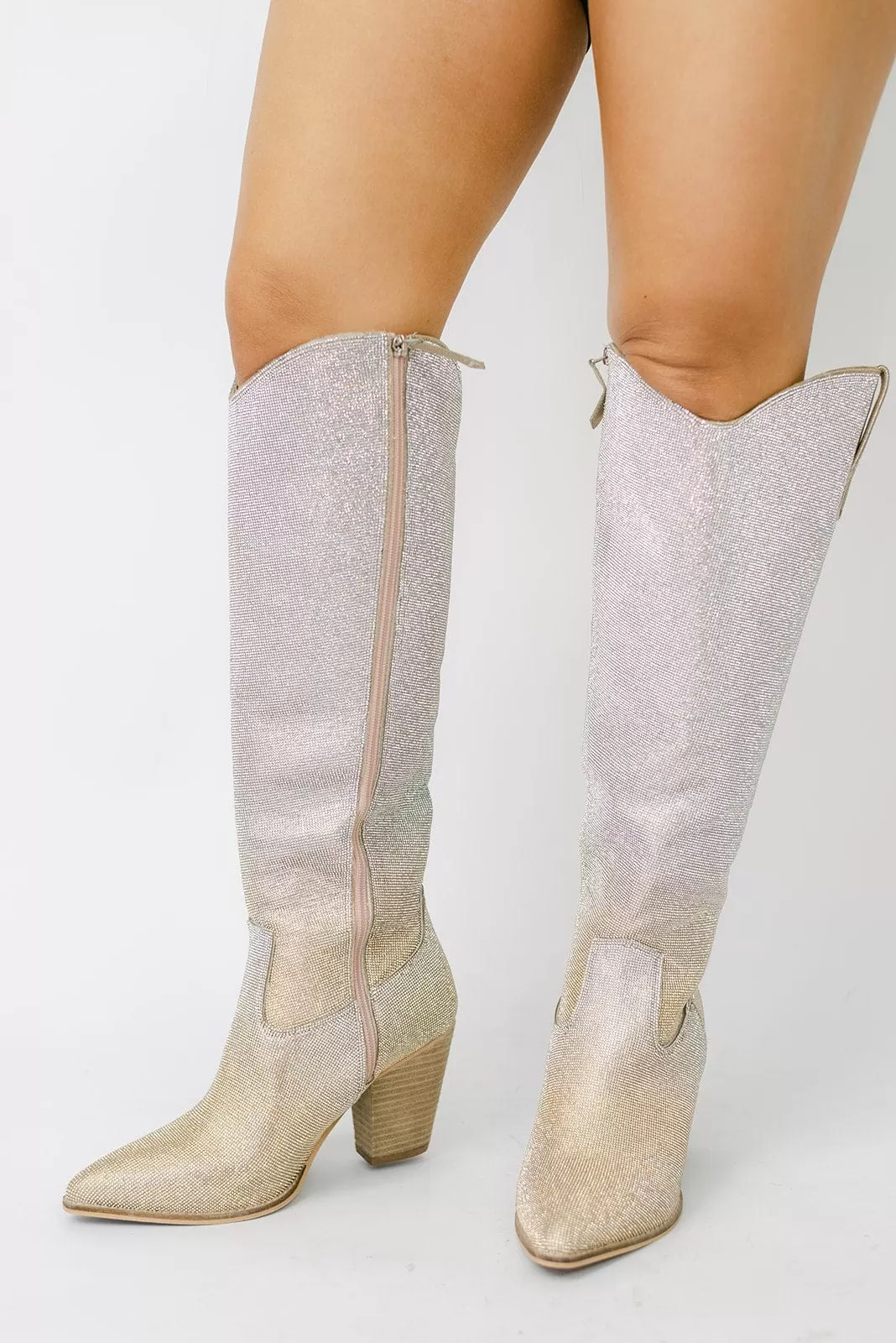 Corkys Gold Ombre Knee High Boots