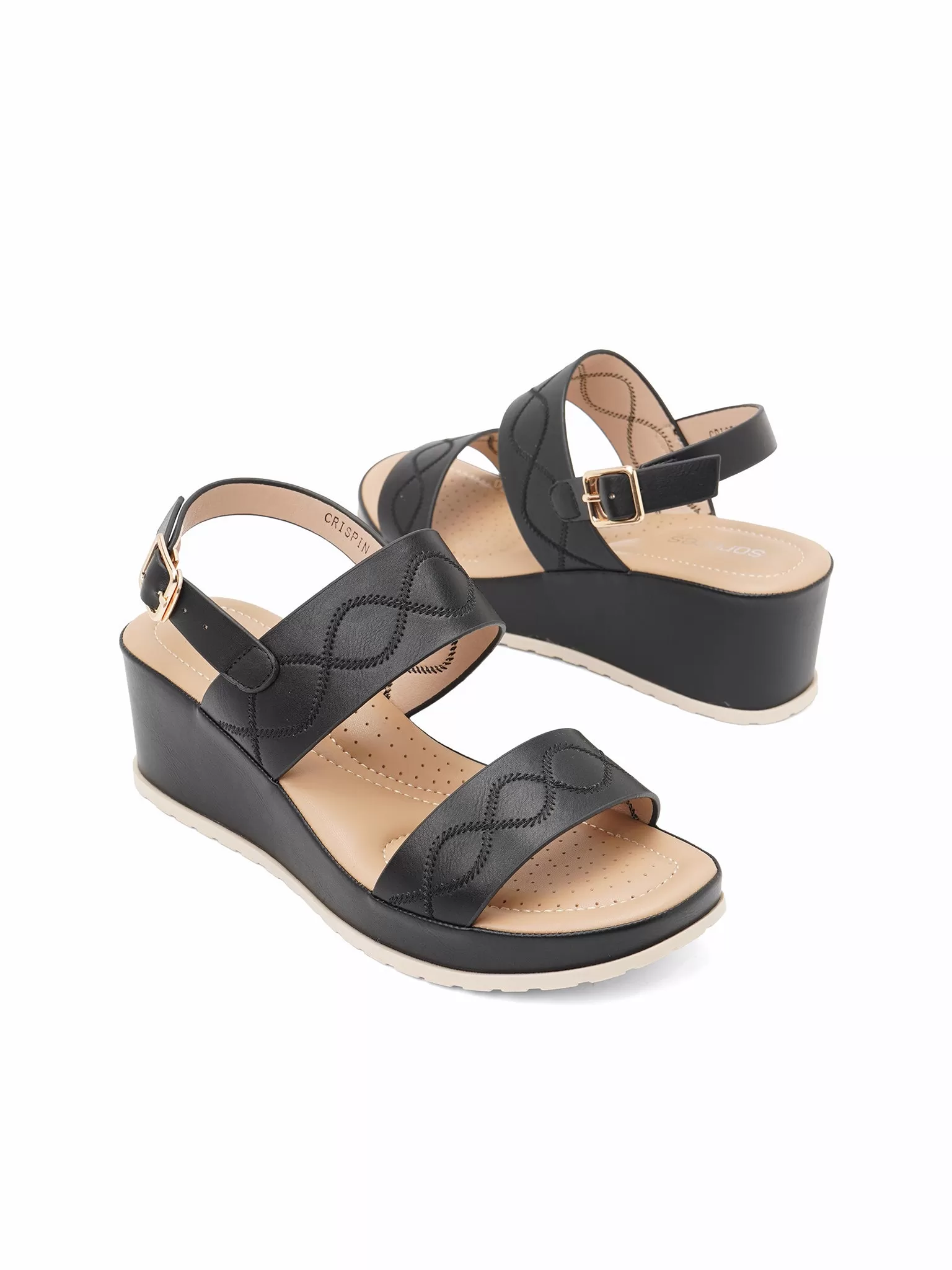 Crispin Wedge Sandals