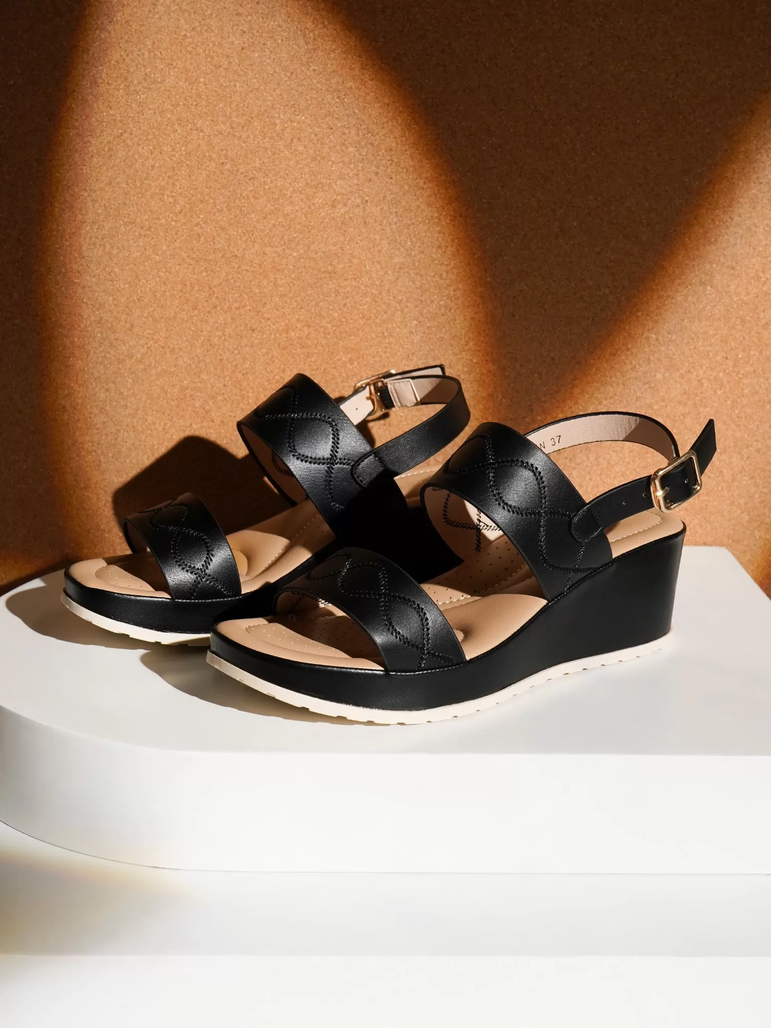 Crispin Wedge Sandals