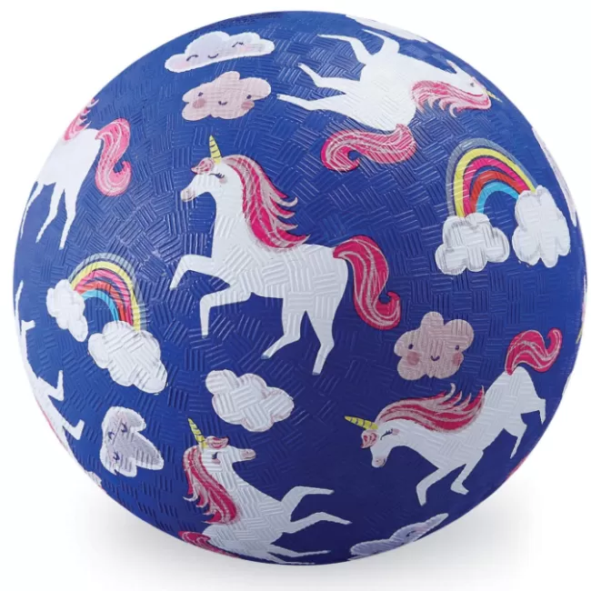 crocodile creek unicorn 5 inch rubber play ball