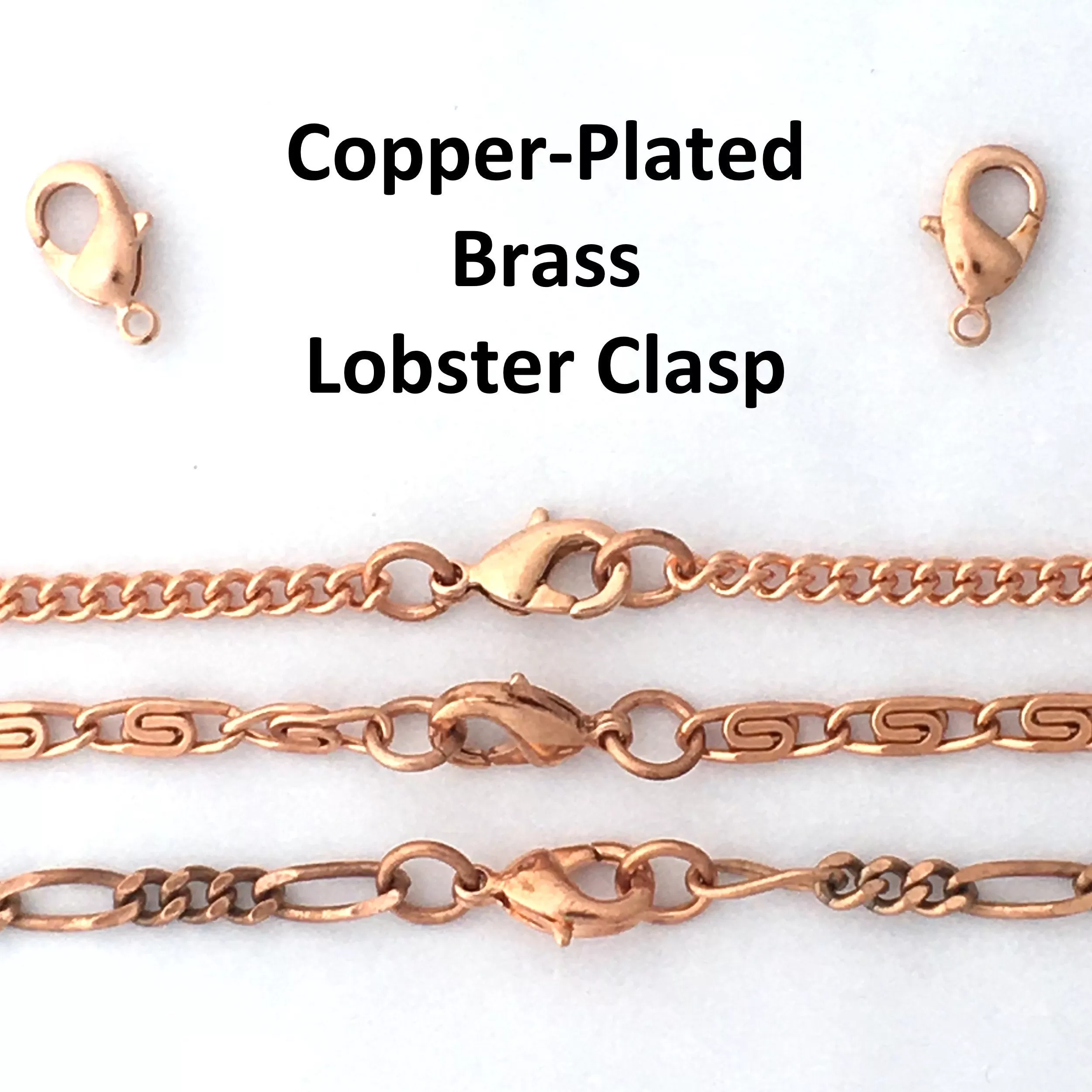 Custom Bracelet Chain Fine Celtic Copper Scroll Chain Bracelet 3mm C61M Custom Size Solid Copper Bracelet Chain