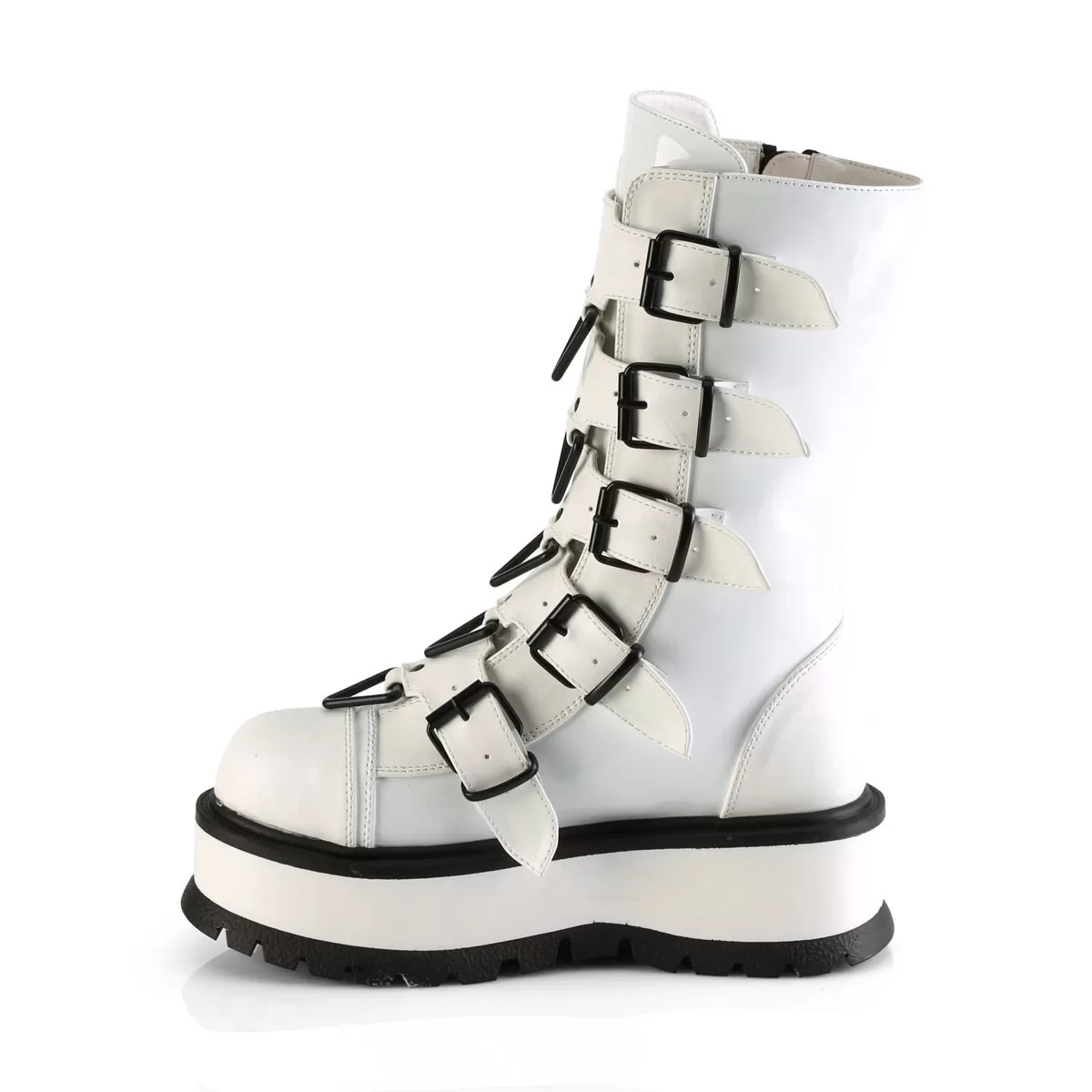 Demonia Slacker-160-White-Size 12-Clearance