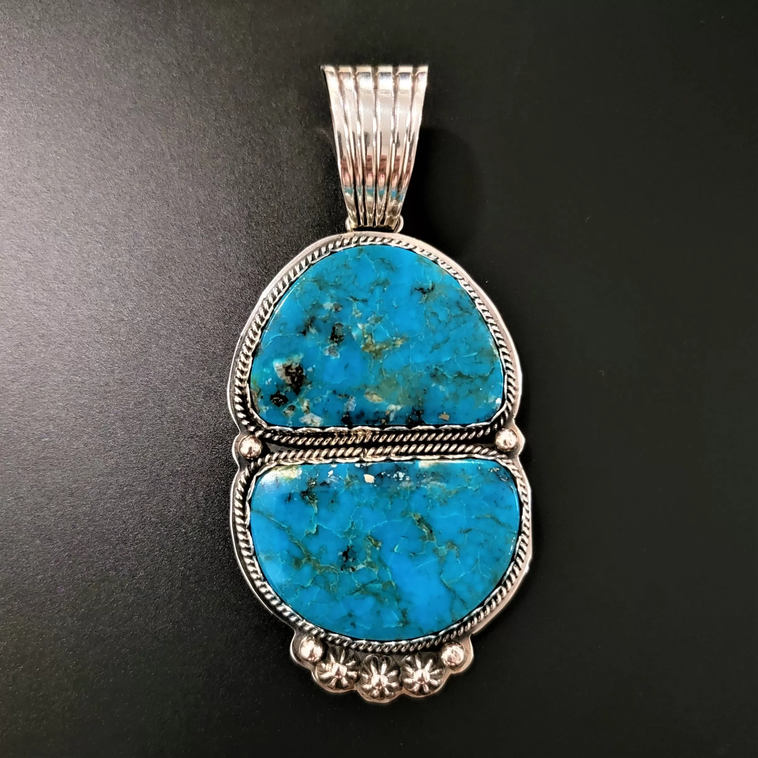 Double Your Pleasure Turquoise Pendant