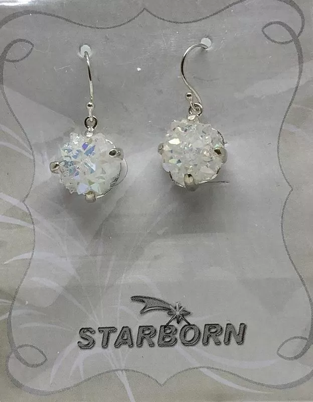 Earrings, SS Spirit Quartz