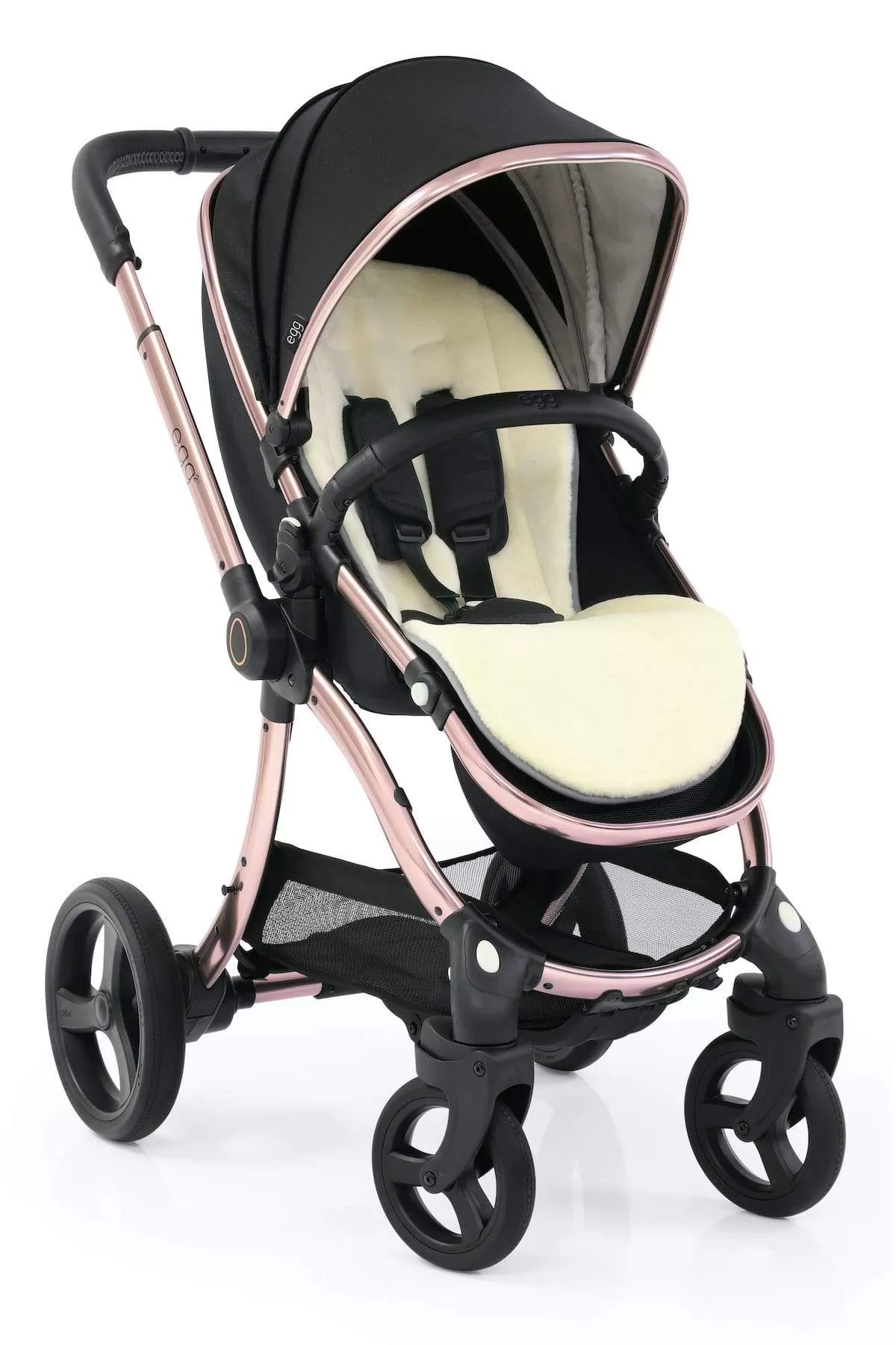 Egg 2 Stroller , Carrycot & Liner - Diamond Black