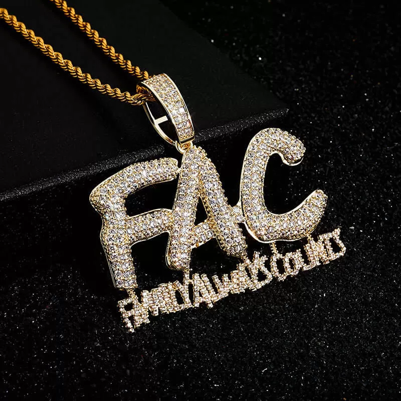 Fac-Family Always Counts Full Zircon Pendant