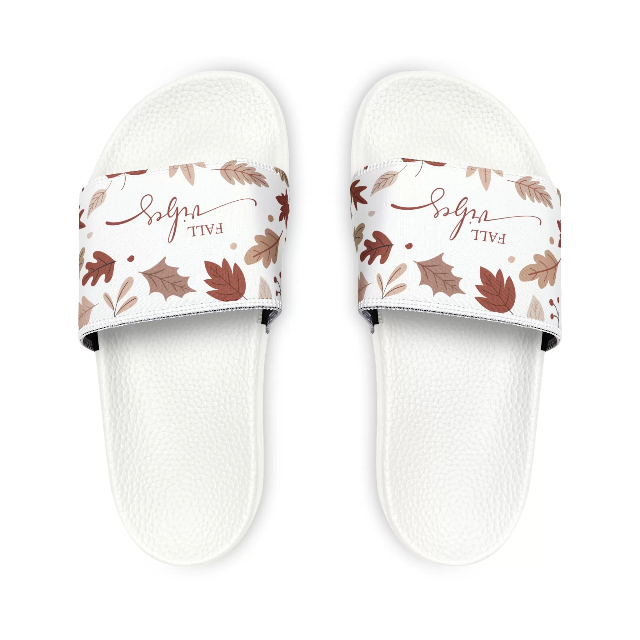 Fall Vibes - Women's PU Slide Sandals