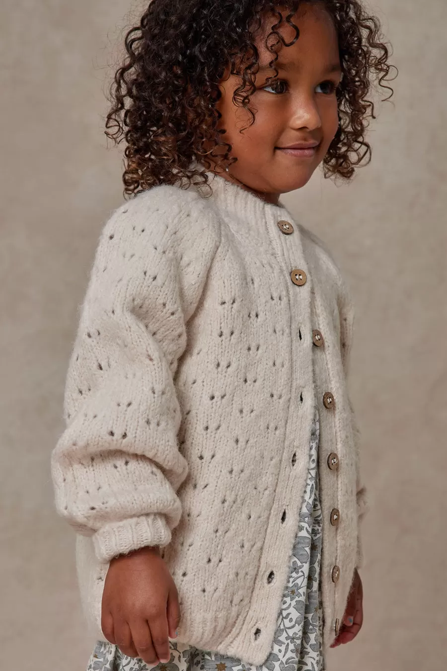 Girls Sweater Rylee   Cru Tulip