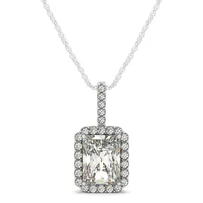 Halo Diamond Pendant