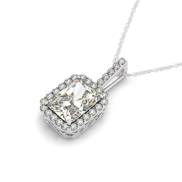 Halo Diamond Pendant