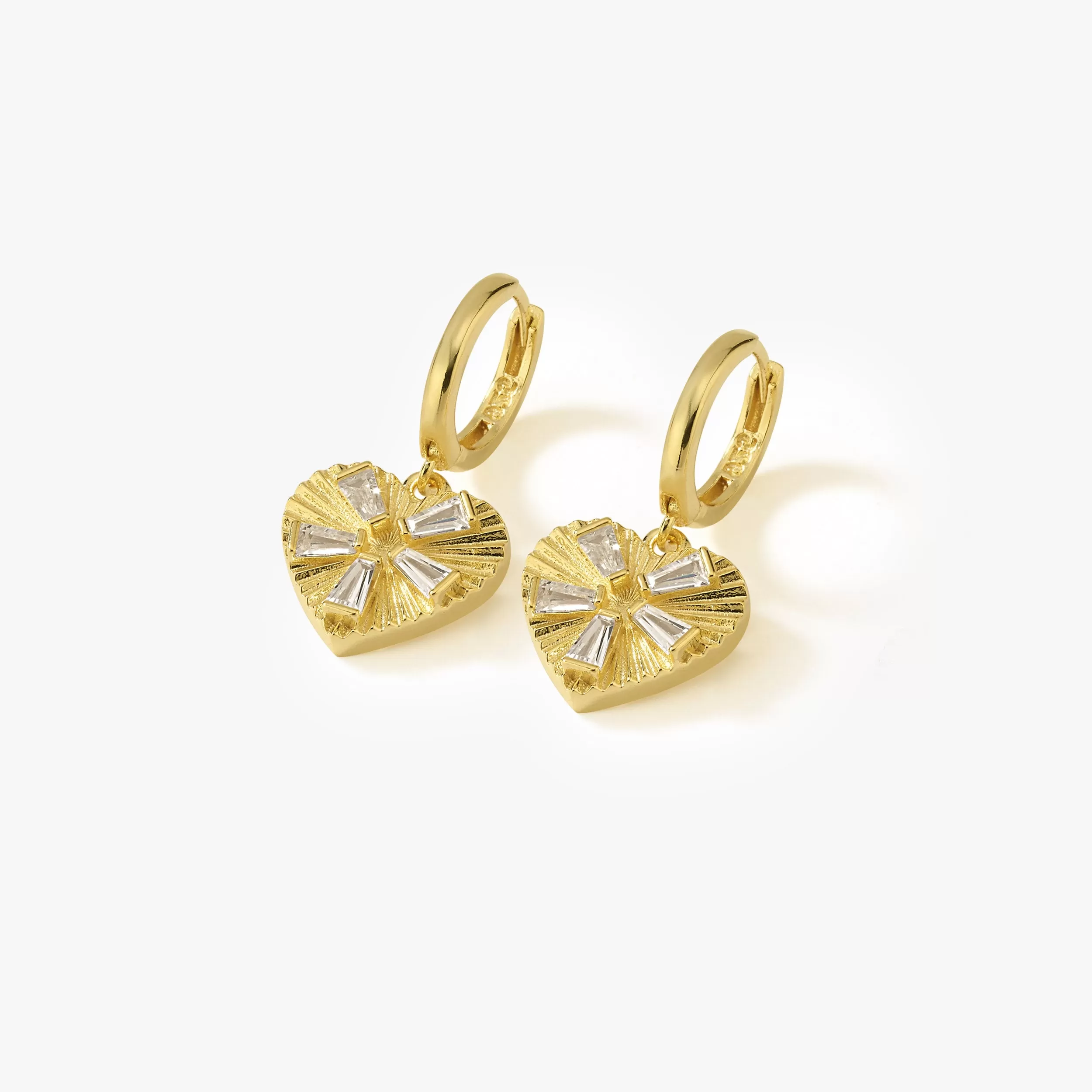 Heart Earrings| 14K Gold Vermeil