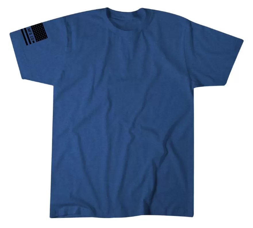 'Howitzer' Men's Standard Patriot Tee - Electric Blue Heather