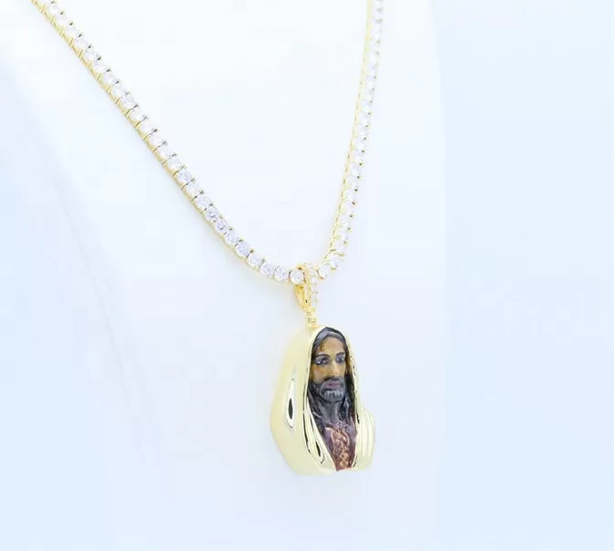 Jesus Resurgence Enamel Pendants