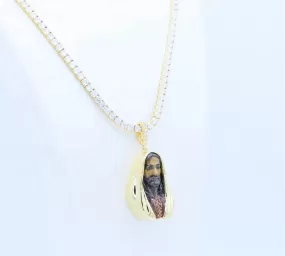 Jesus Resurgence Enamel Pendants