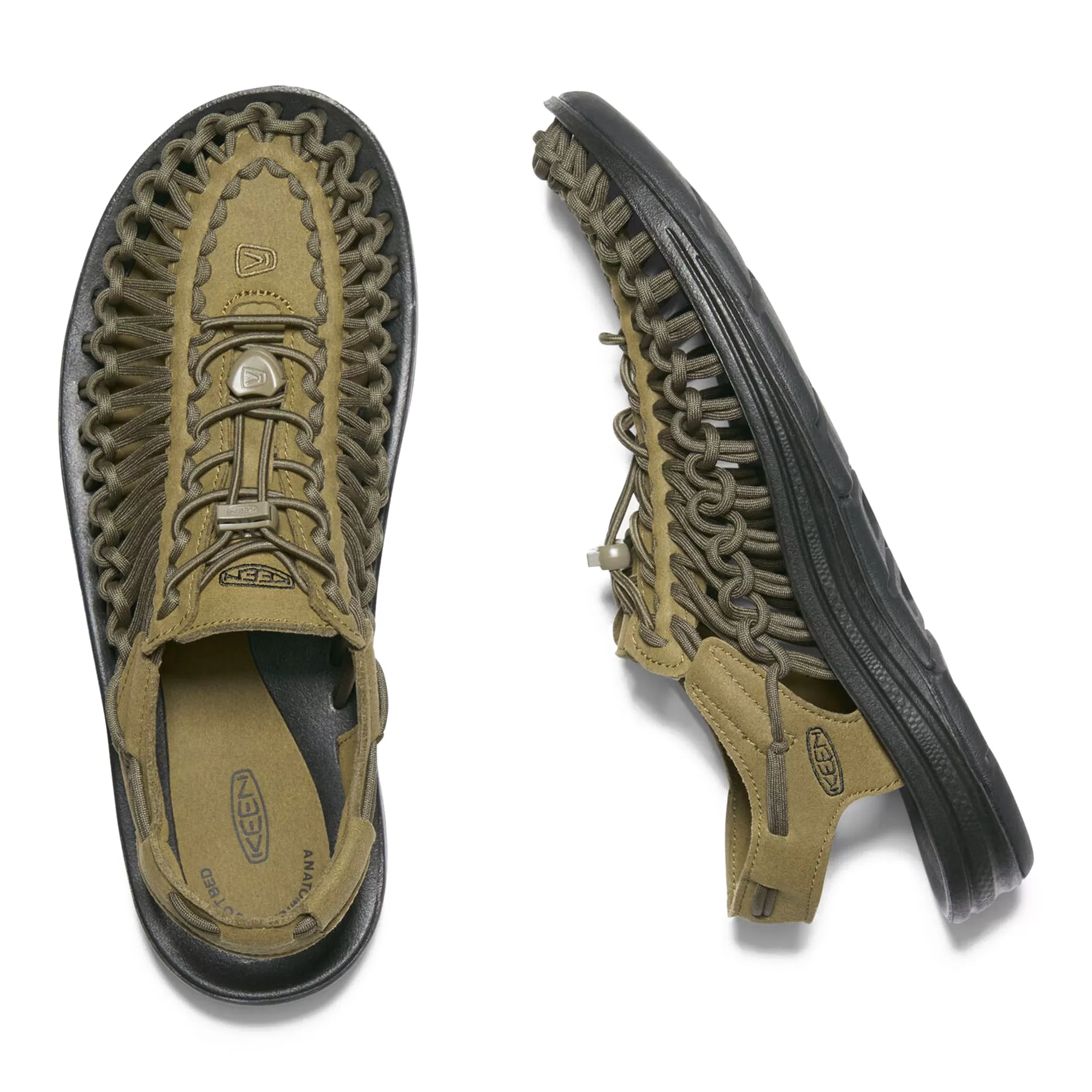 Keen Uneek Trainer - Dark Olive / Black