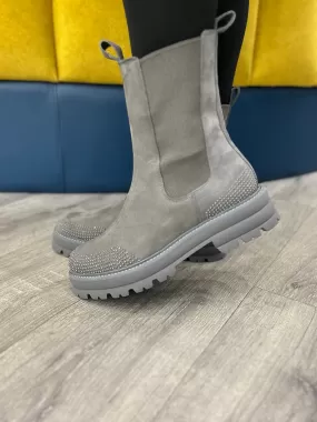 Kennel & Schmenger Grey Chelsea Boot