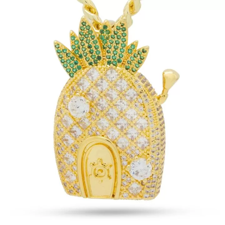 King Ice Spongebob Pineapple House Necklace