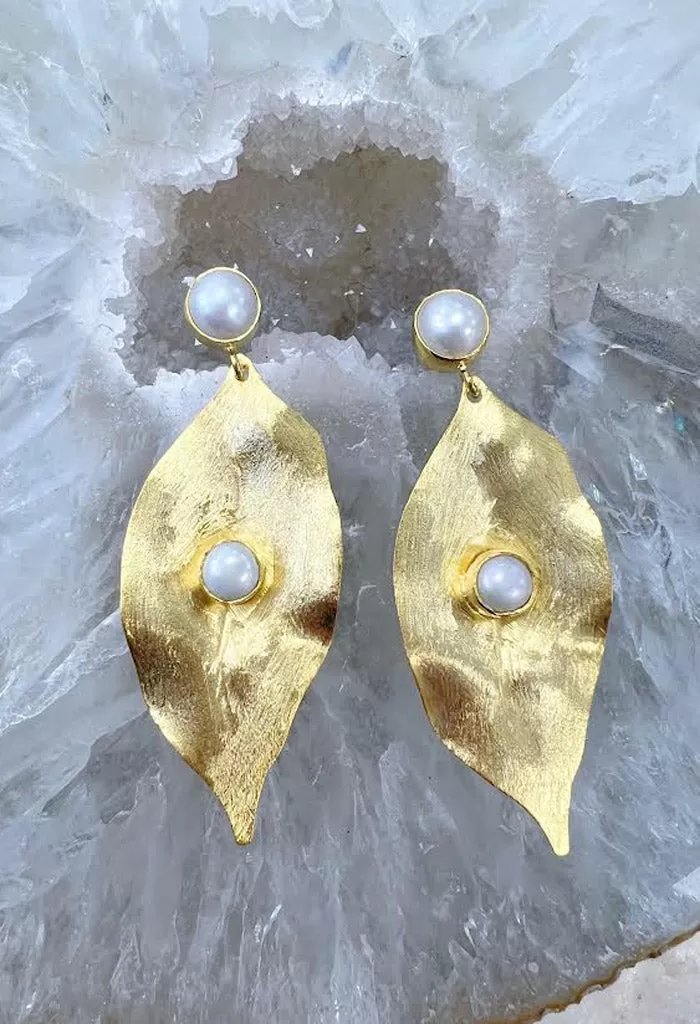 Laura Earrings-Gold