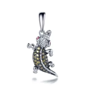 Lizard Pendant Fit Charm 925 Sterling Silver