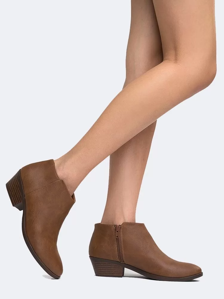 Low Ankle Western Bootie