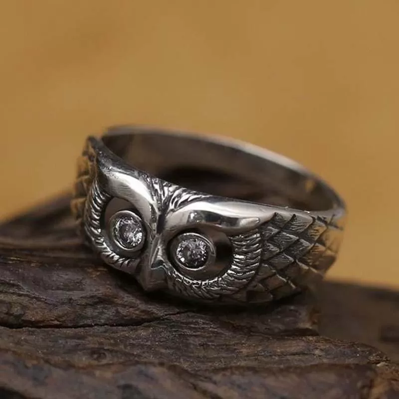 Midnight Owl Ring