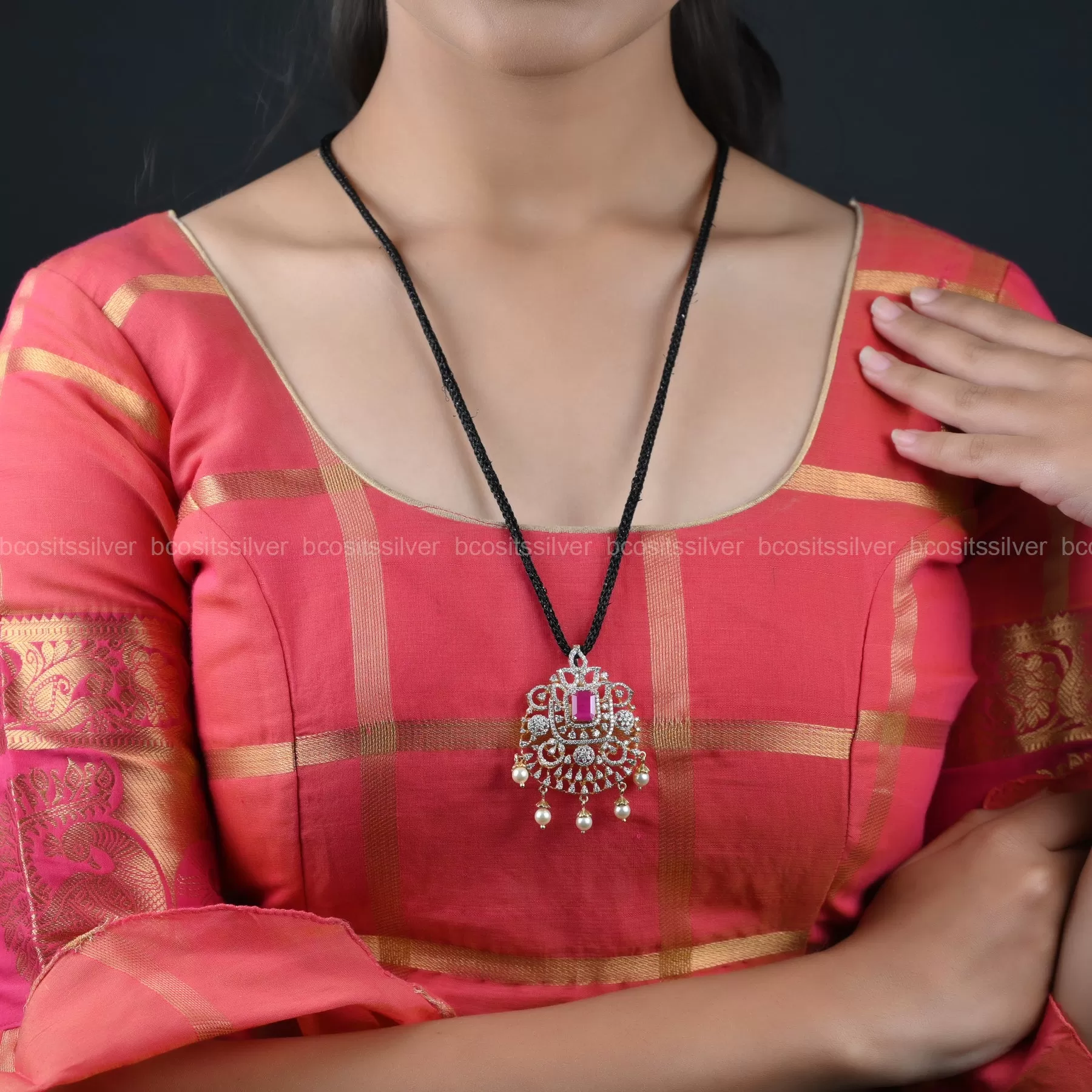 Navaratri Pendant Comes Tikka - 7077 - MADE TO ORDER