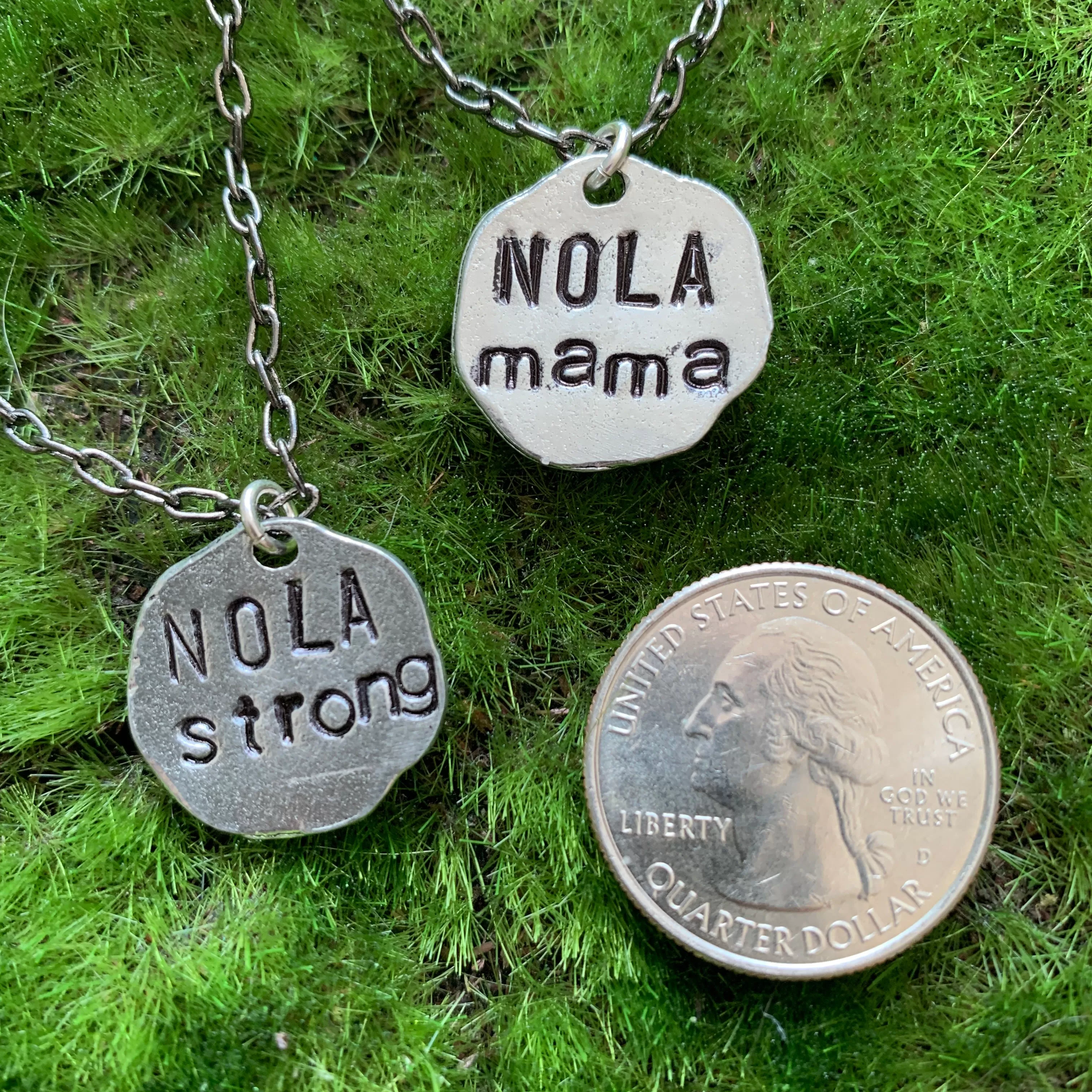 NOLA Strong and NOLA Mama Necklaces