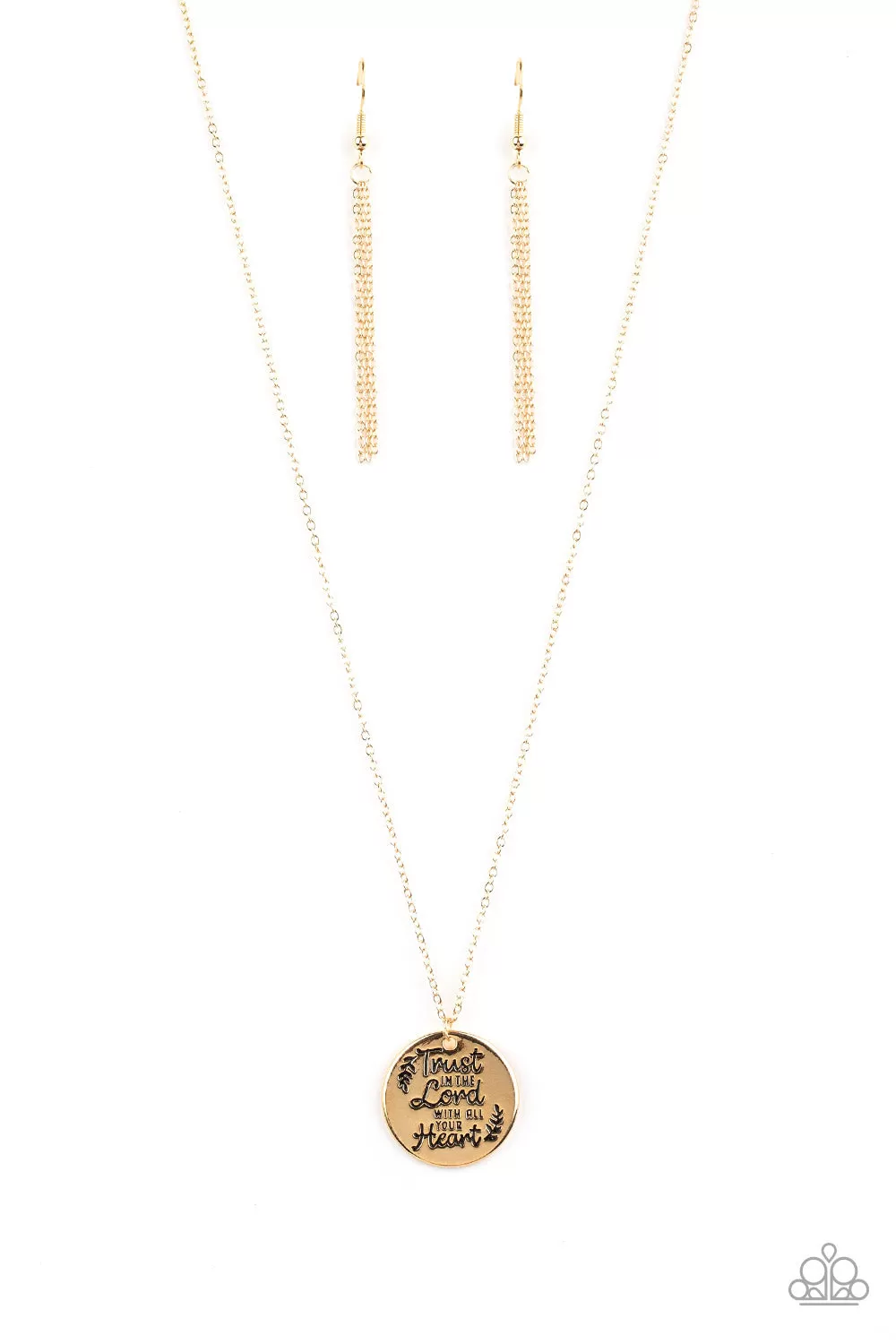 Paparazzi Accessories - All You Need Is Trust - Gold Necklace