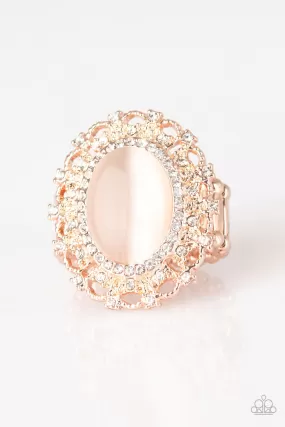 Paparazzi BAROQUE The Spell - Rose Gold Ring