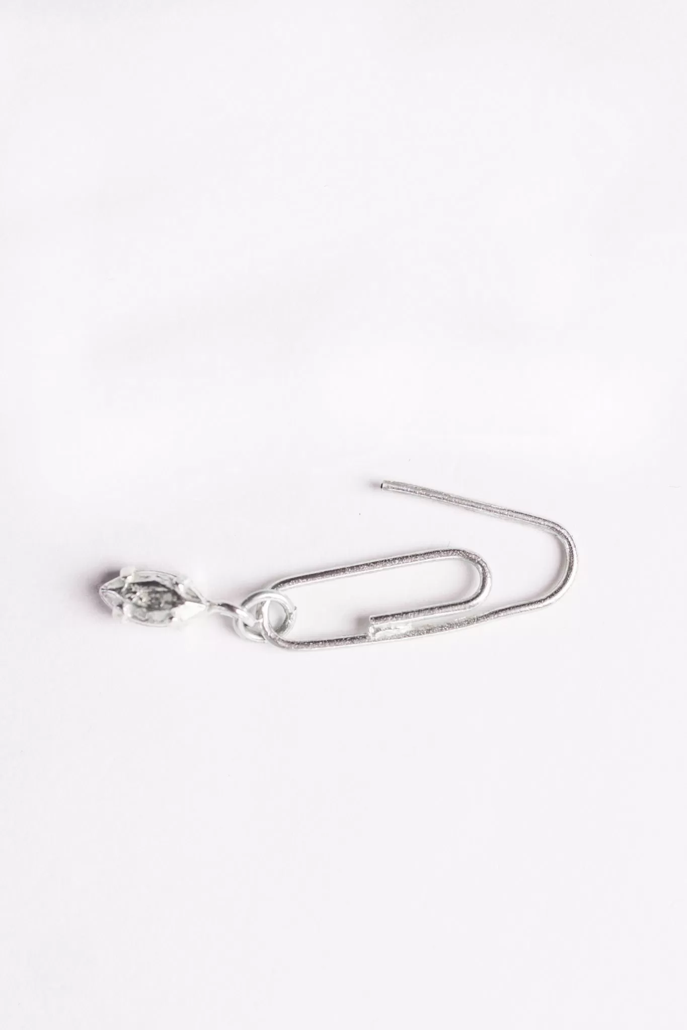 Paperclip Earring | Silver