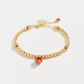 Pomegranate Enamel Bracelet