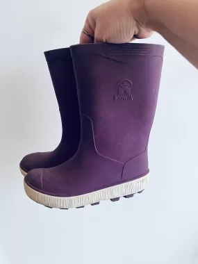 Rain Boots - Purple // 12 Kid