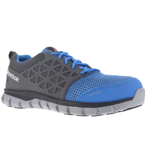 'Reebok' Men's Sublite Cushion ESD Alloy Toe - Blue / Grey